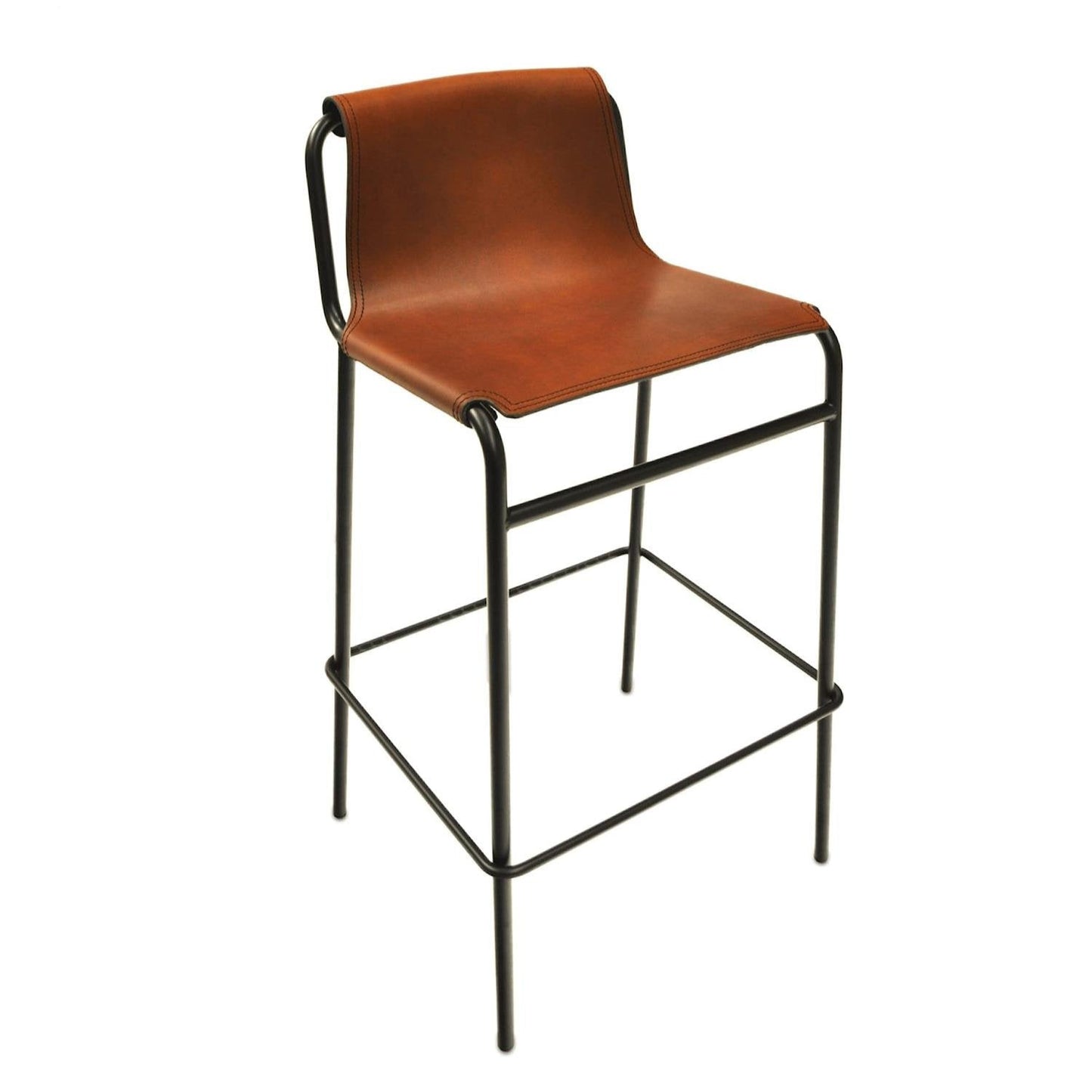 Kızıl Kahve Deri Bar Sandalyesi - Soho 399