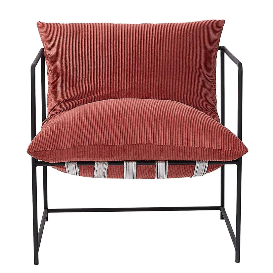 Metal Fitilli Kadife Berjer - Soho 405