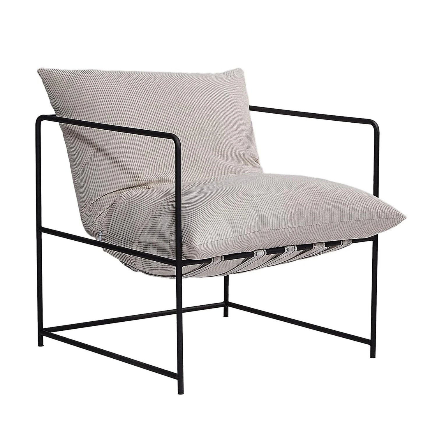 Metal Fitilli Kadife Berjer - Soho 405