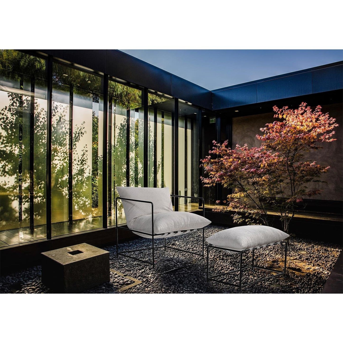 Metal Fitilli Kadife Puf - Soho 406