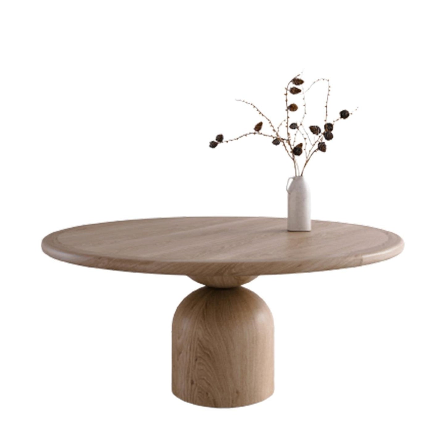 Yuvarlak Doğal Ahşap Yemek Masası - Soho 298