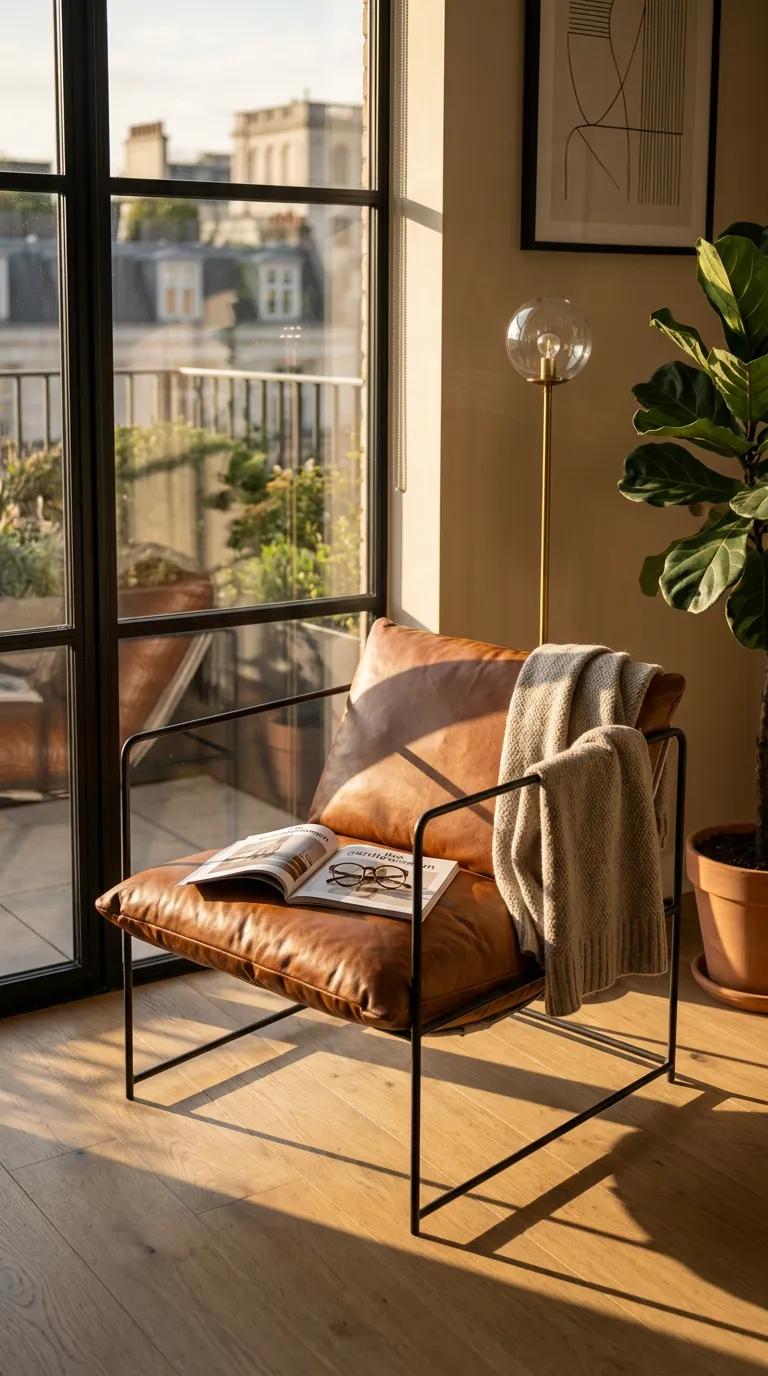 Gerçek Deri / Metal Berjer - Soho 110