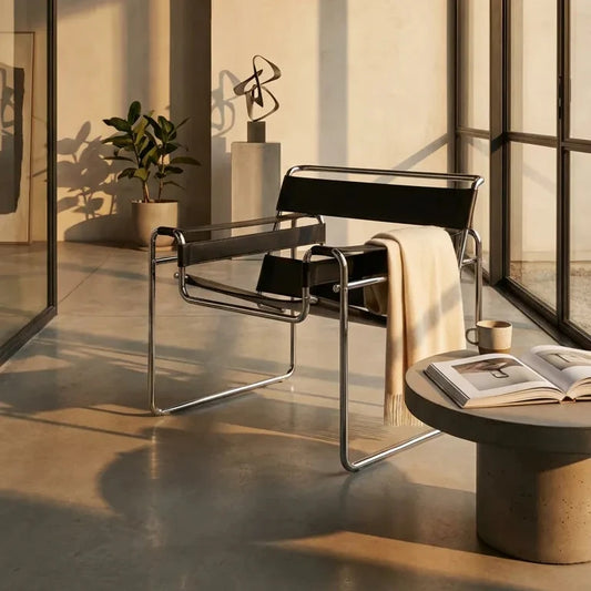 Gerçek Deri Wassily Chair - Soho 177