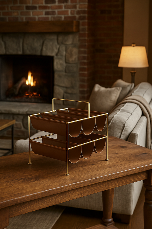 Gerçek Deri Detaylı Şaraplık - Soho 479