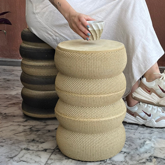 3D Seramik Yan Sehpa Tabure - Soho 485