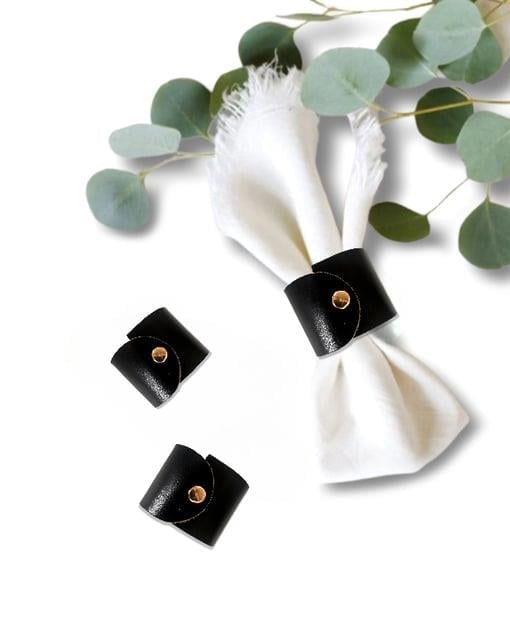 Gerçek Deri 6'lı Peçete Halkası - Soho 130