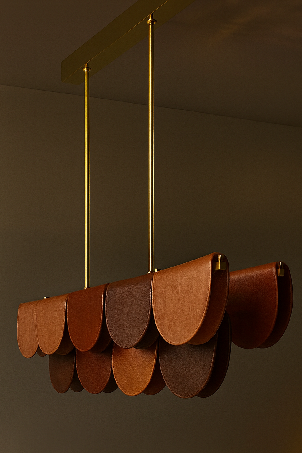 Deri Detaylı Özel Tasarım Aydınlatma - Soho 623