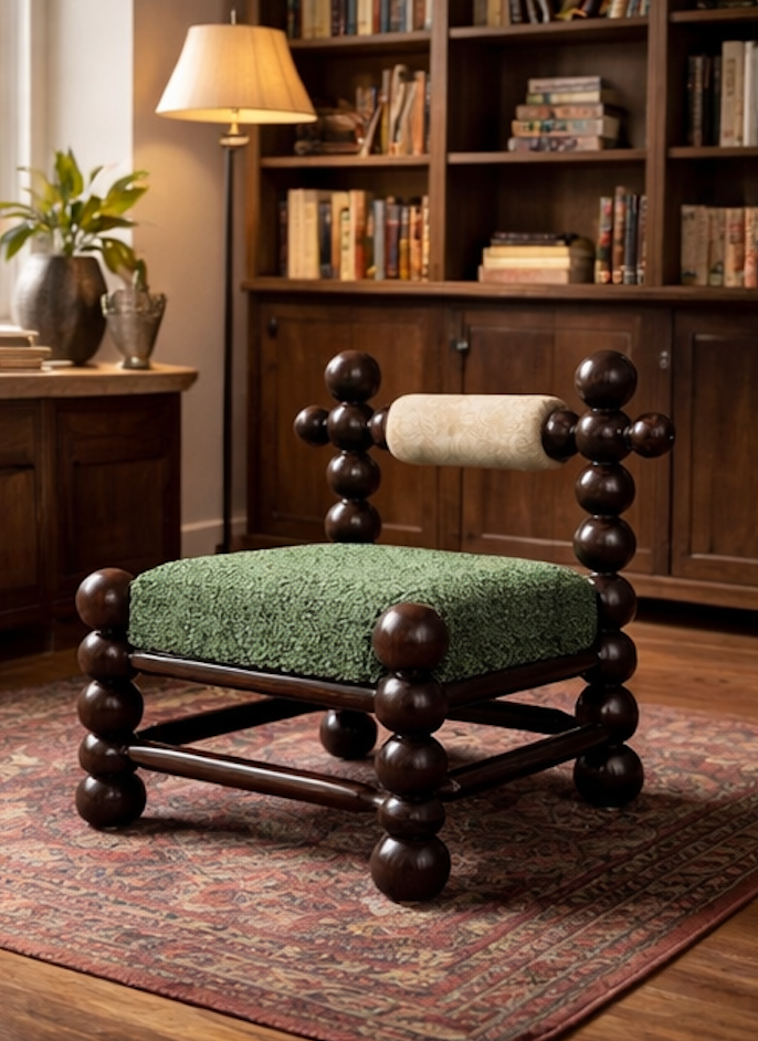 Tasarım Doğal Ahşap Berjer - Soho645