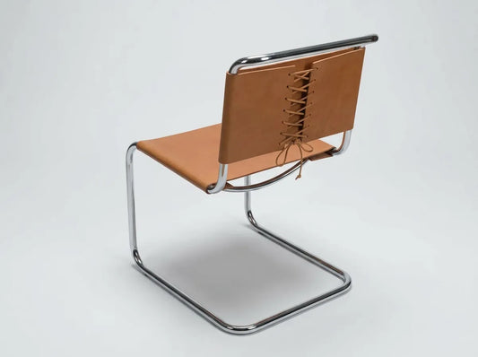 Gerçek Deri Krom Sandalye - Soho 670