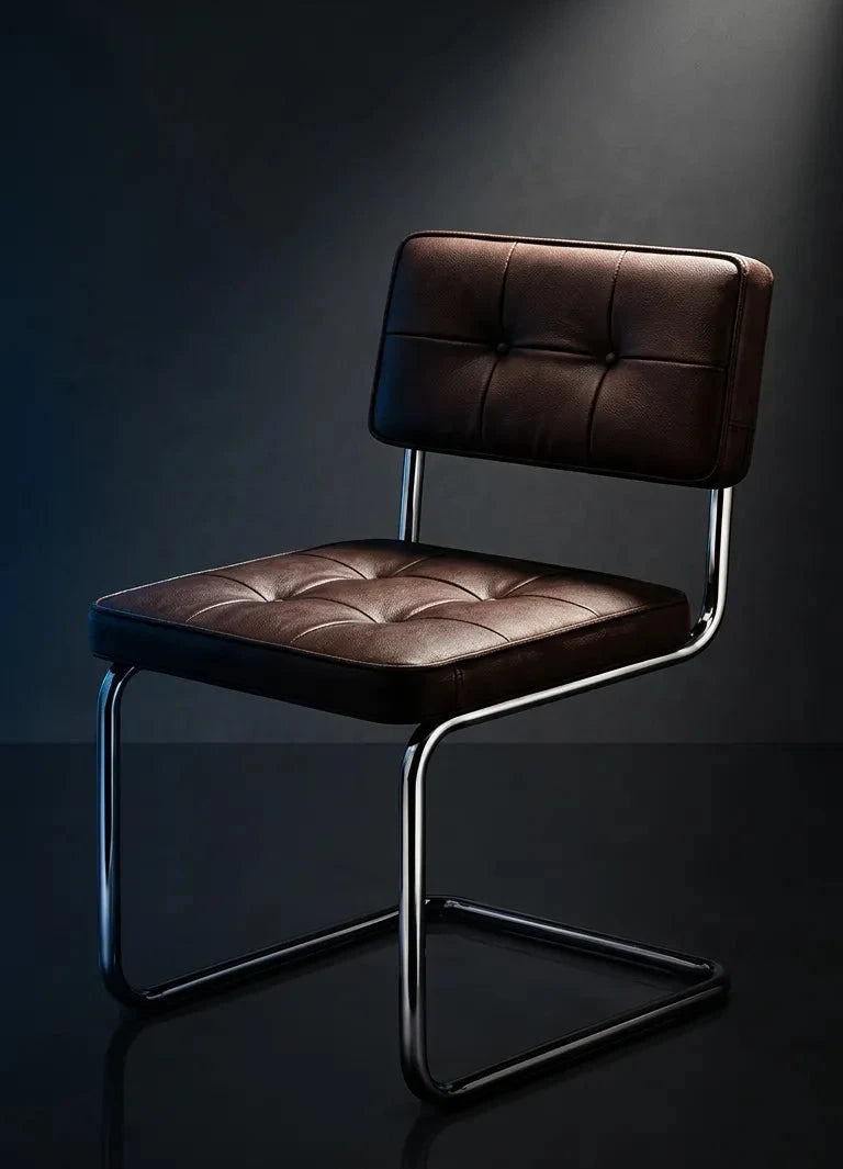 Gerçek Deri Krom Sandalye - Soho 671