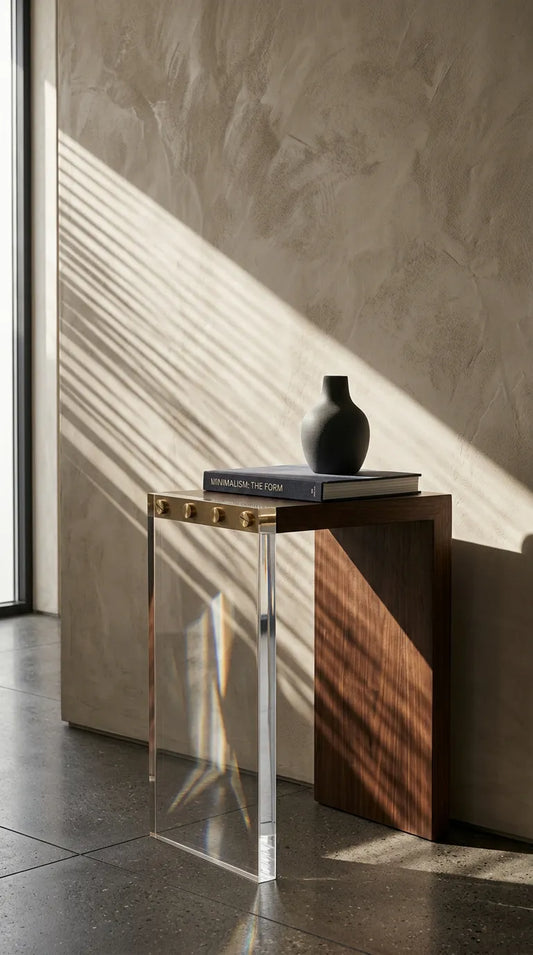 Doğal Ahşap Yan Sehpa - Soho 661