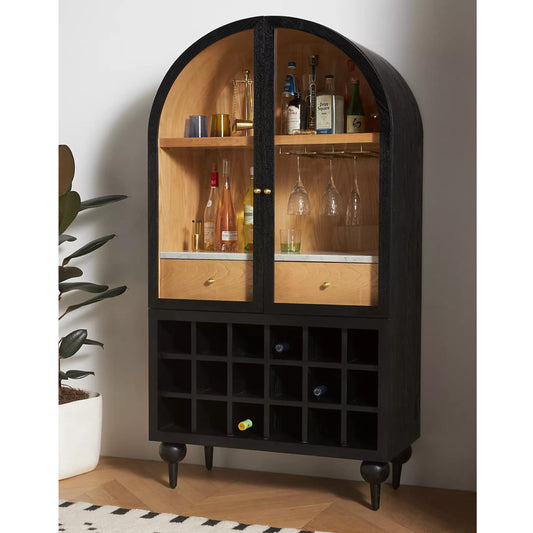 Doğal Ahşap İçki Dolabı - Soho 476