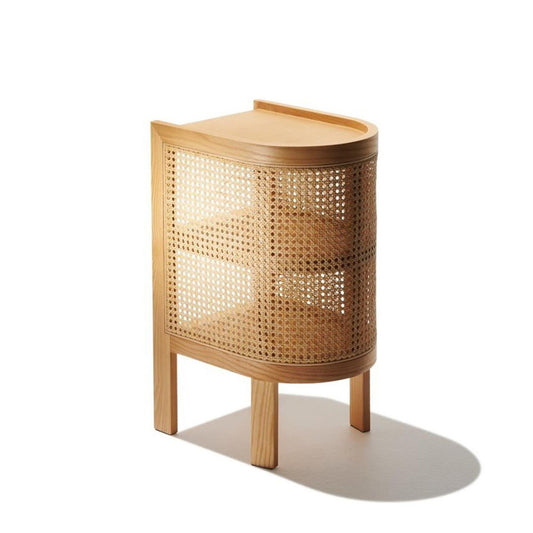 Doğal Ahşap Hazeran Yan Sehpa - Soho 237