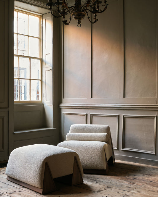 Doğal Ahşap Puf - Soho 605