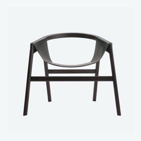 Doğal Ahşap Gerçek Deri Berjer - Soho 553