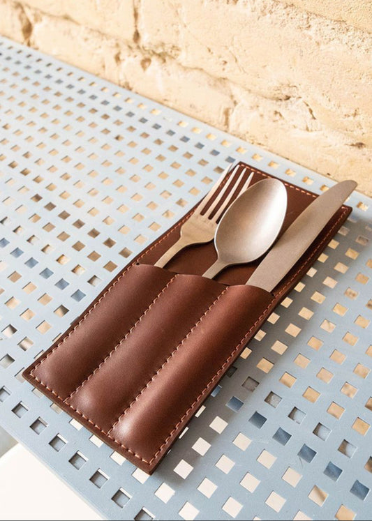 Deri Çatal Bıçak Kılıfı - Soho 578