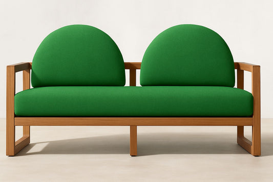 Doğal Ahşap İkili Koltuk - Soho 579