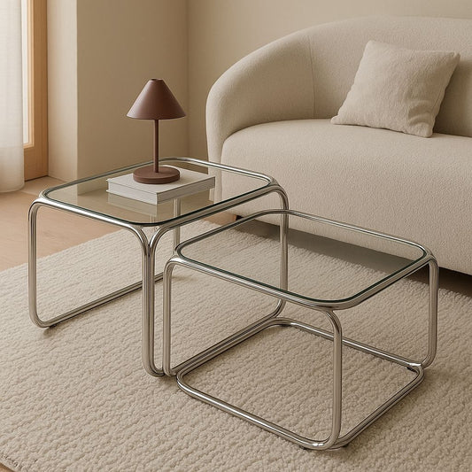 Metal İkili Orta Sehpa - Soho 589