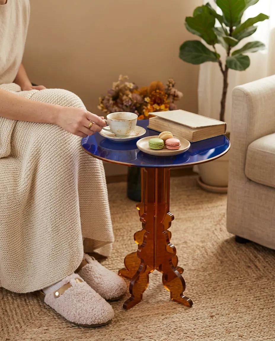 Tasarım Pleksi Yan Sehpa – Soho 662