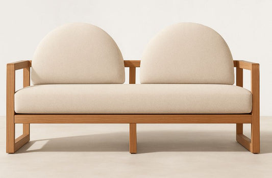 Doğal Ahşap İkili Koltuk - Soho 579