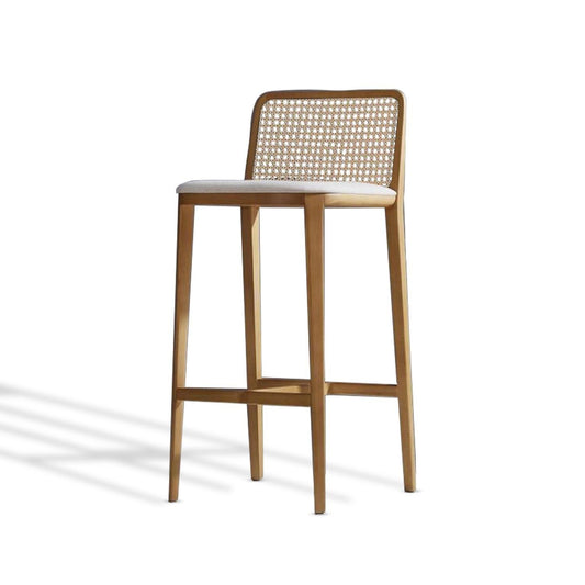 Doğal Ahşap Bar Sandalyesi - Soho 220
