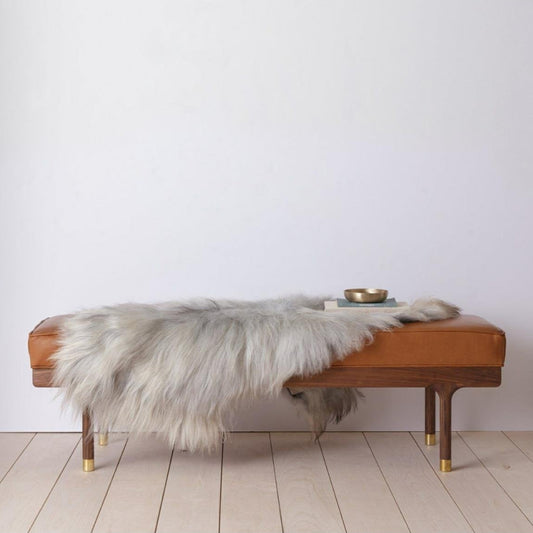 Doğal Ahşap Deri Bench - Soho 271