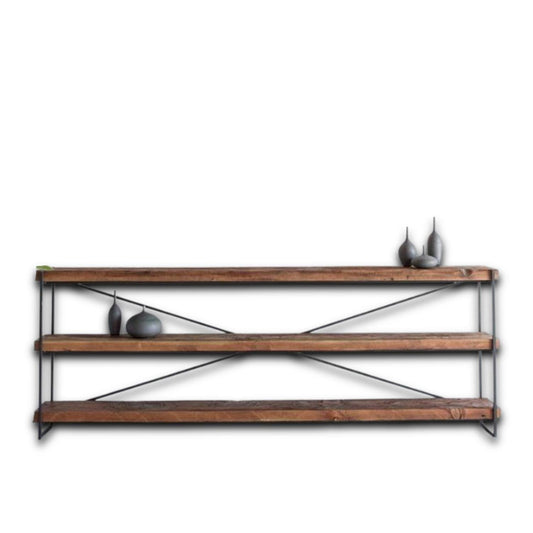 Doğal Ahşap Metal Konsol - Soho 239
