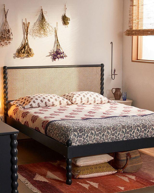 Doğal Hazeran Ahşap Karyola - Soho 442