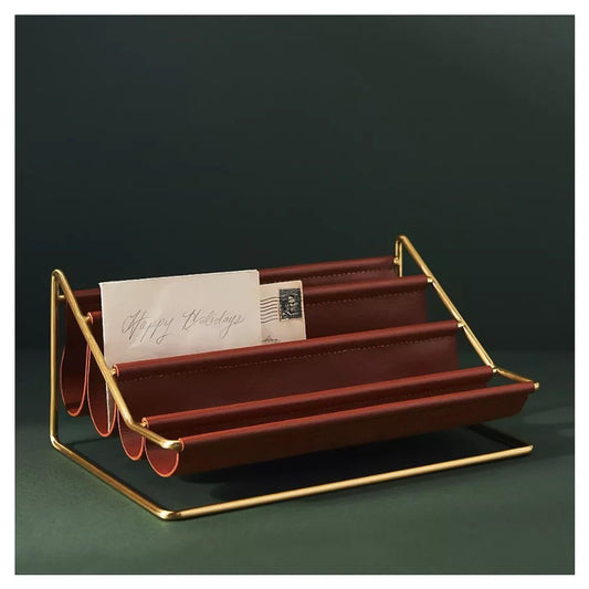 Gerçek Deri Masaüstü Düzenleyici - Soho 480