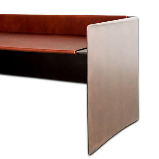 Gerçek Deri Metal Bench - Soho 265
