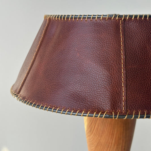 Gerçek Deri Tasarım Abajur - Soho 455