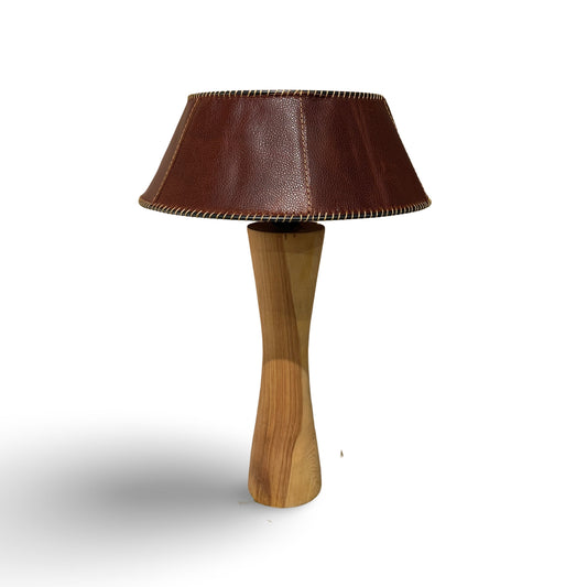 Gerçek Deri Tasarım Abajur - Soho 455