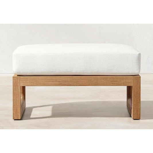 Doğal Ahşap Keten Puf - Soho 256