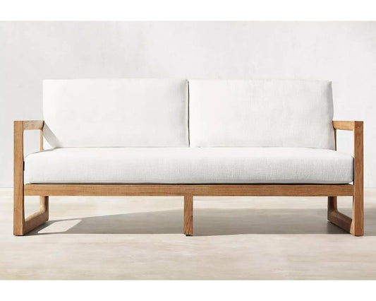 Doğal Ahşap İkili Koltuk - Soho 255