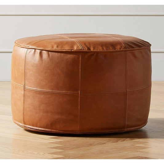 Gerçek Deri Puf - Soho 182