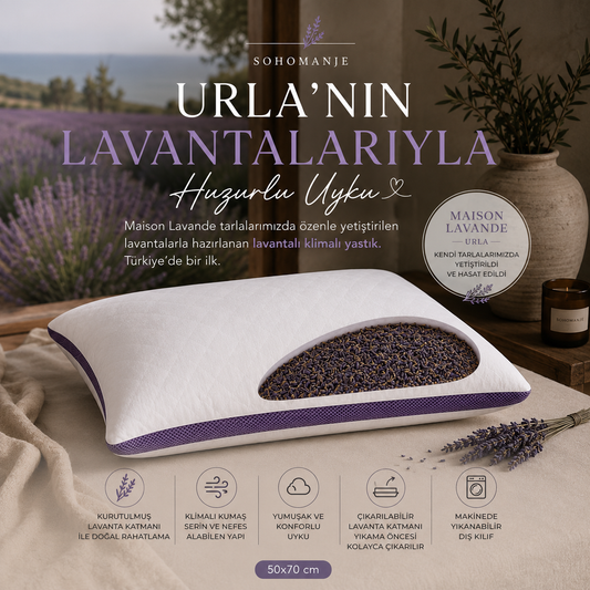 Maison Lavande Lavantalı Klimalı Yastık - Soho 693