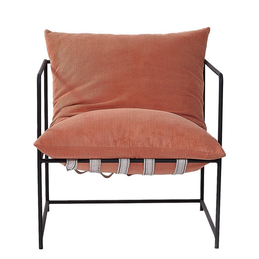 Metal Fitilli Kadife Berjer - Soho 405