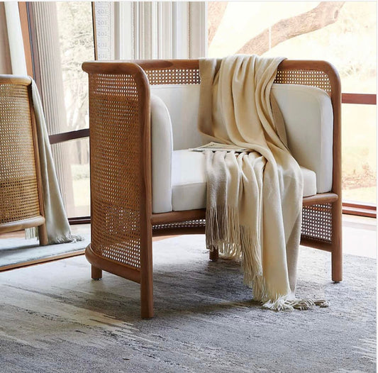 Doğal Hazeranlı Ahşap Berjer - Soho 300