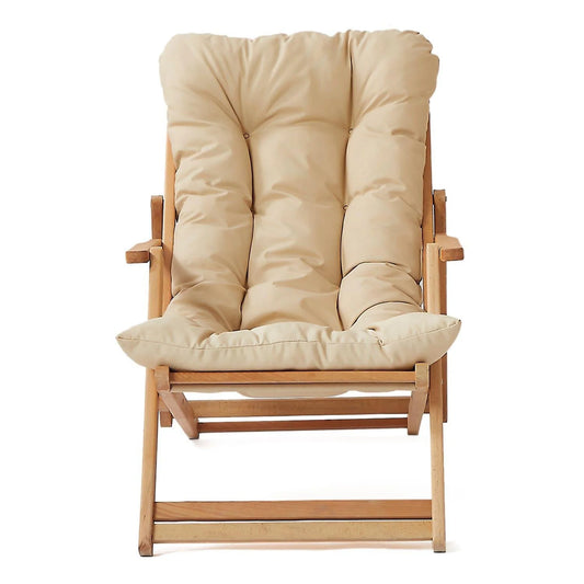 Puf Ahşap Şezlong - Soho 381