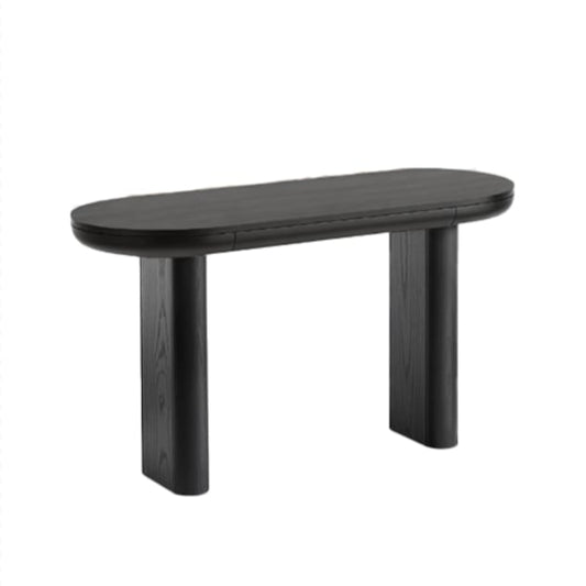 Siyah Doğal Ahşap Çalışma Masası - Soho 363