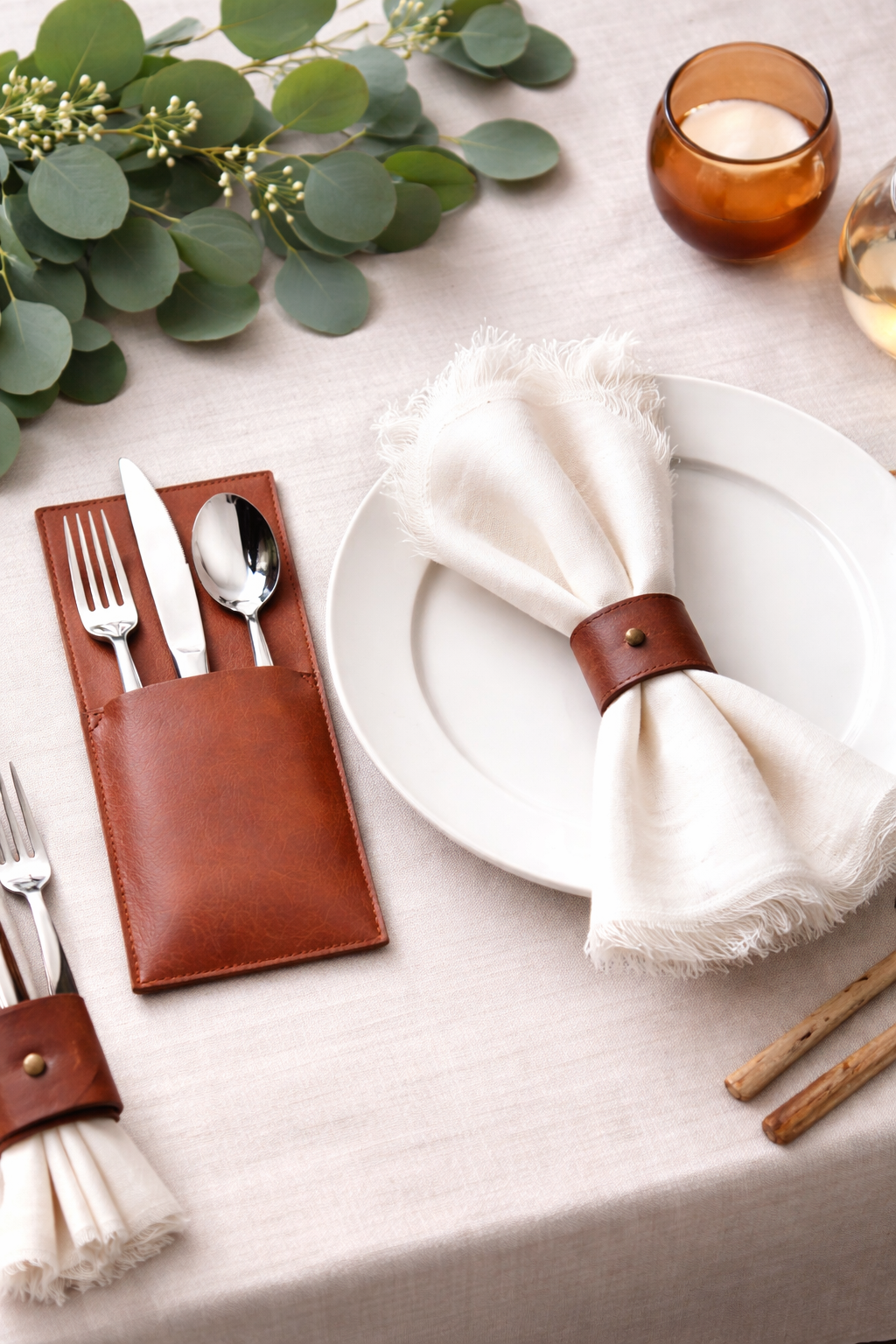 Deri Çatal Bıçak Kılıfı - Soho 128