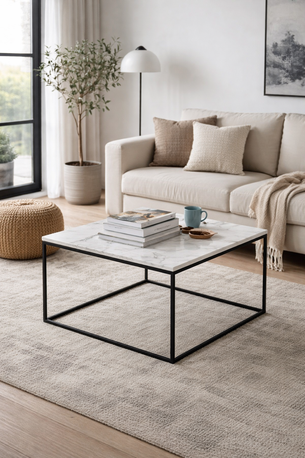 Doğal Mermer Orta Sehpa - Soho 160