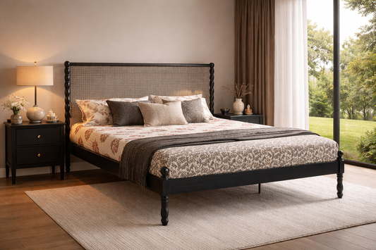 Doğal Hazeran Ahşap Karyola - Soho 442