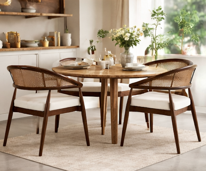 Doğal Ahşap Yemek Sandalyesi - Soho 606