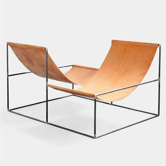 Deri İkili Şezlong - soho 107