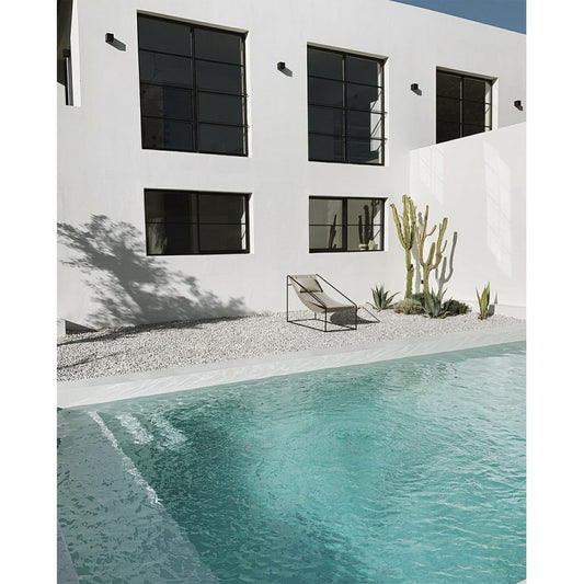 Metal Ve Keten Şezlong - Soho 108