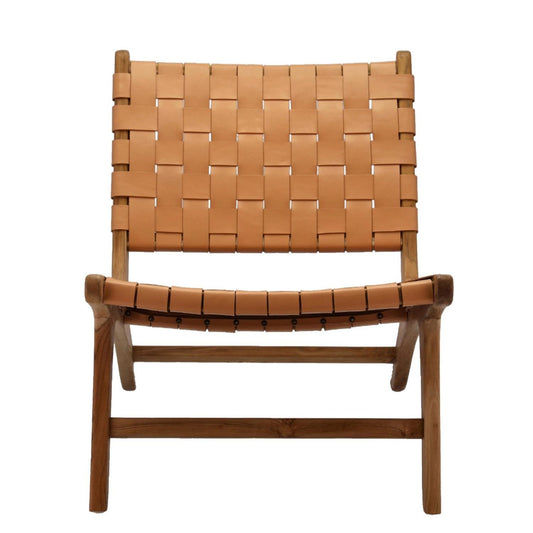 Gerçek Deri-Ahşap Berjer - Soho 318